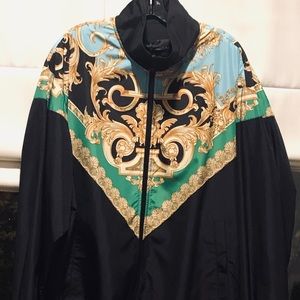 Versace printed wind breaker XXL